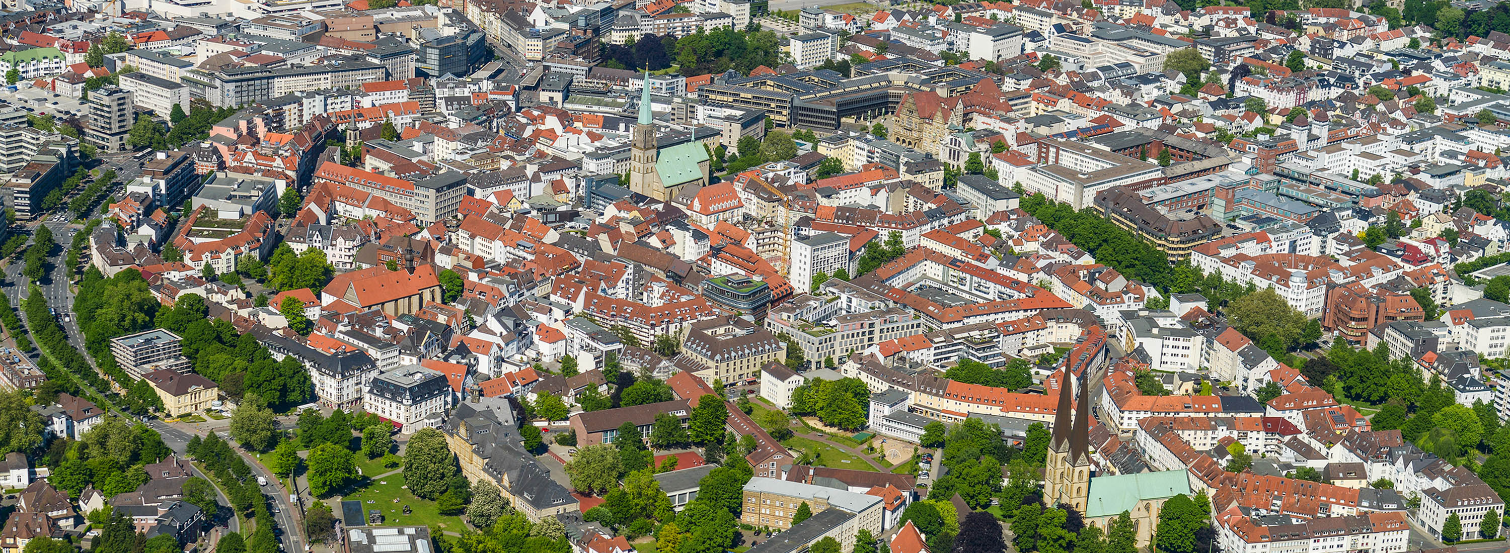 Luftbild Altstadt Bielefeld